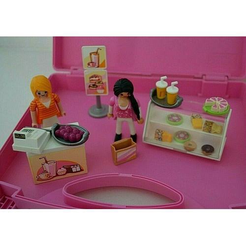 Playmobil City Life Valisette - Boulangerie - Fast Food