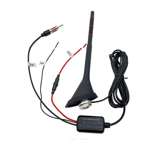 Voiture + Gps + Antenne Fm Radio Active Avec Modulateur Bluetooth Étanche À La Poussière Universel
