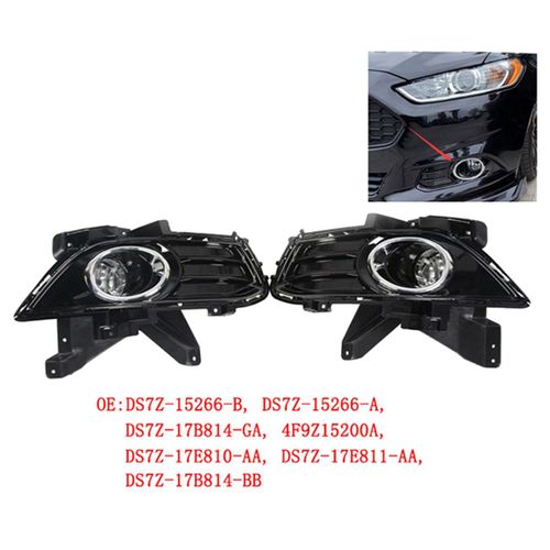 Kit De Phares Antibrouillard Pour Pare-Choc Avant De Voiture, Éclairage De Calandre Inférieur Pour Ensemble De Phares Antibrouillard 2013 ? 2016 4f9z15200a Ds7z-17b814ga
