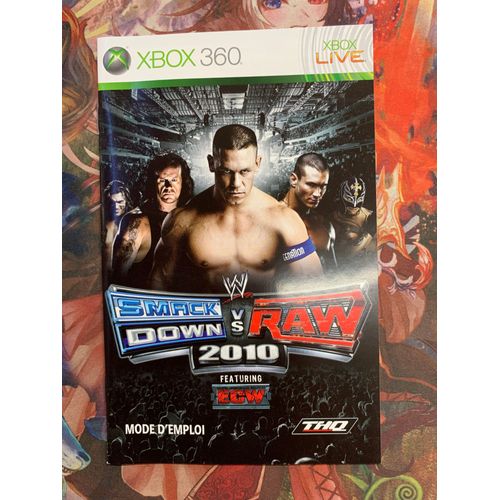 Notice Smack Down Vs Raw 2010 Xbox 360