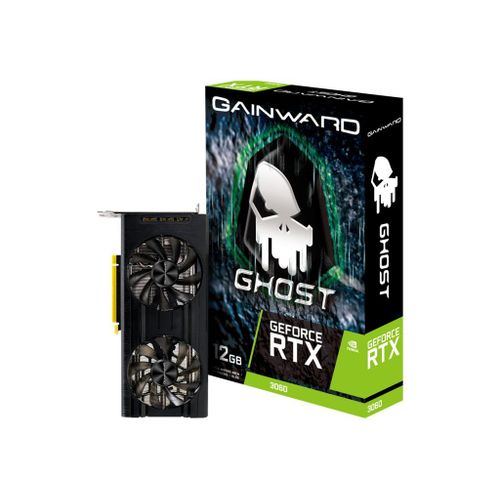 Gainward GeForce RTX 3060 Ghost - Carte graphique - GF RTX 3060 - 12 Go GDDR6 - PCIe 4.0 x16 - HDMI, 3 x DisplayPort