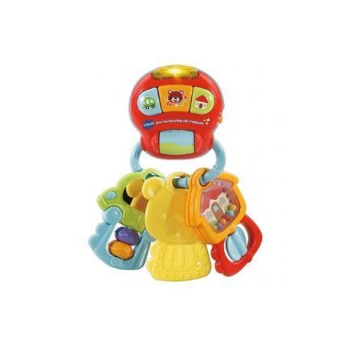 Hochet Bebe Musical Et Lumineux 3 Cles Textures Et Activites - 3 Chansons, 15 Melodies - Eveil 3-36 Mois - Jouet Premier Age