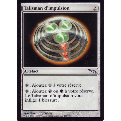 Talisman D'impulsion - Magic - Mirrodin - 254/306