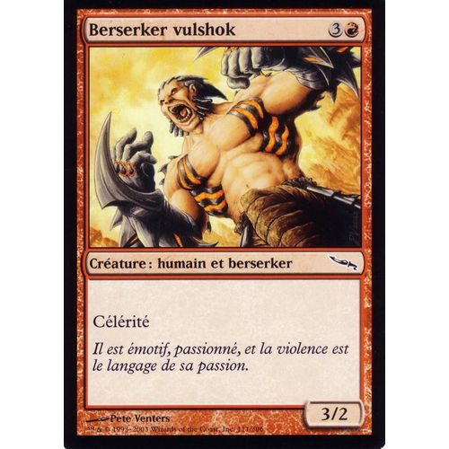 Berserker Vulshok - Magic - Mirrodin - C - 111/306