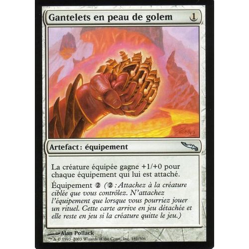 Gantelets En Peau De Golem - Magic - Mirrodin - U - 181/306