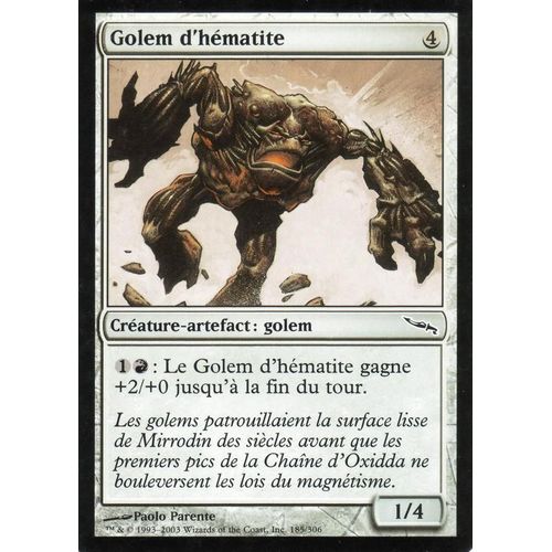 Golem D'hématite - Magic - Mirrodin - C - 185/306