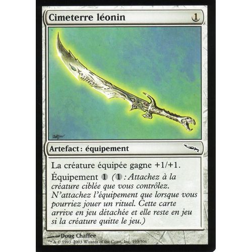 Cimeterre Léonin - Magic - Mirrodin - C - 193/306