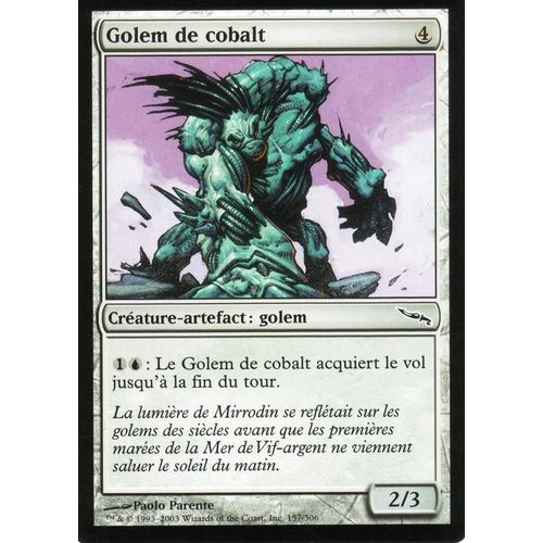 Golem De Cobalt - Magic - Mirrodin - C - 157/306