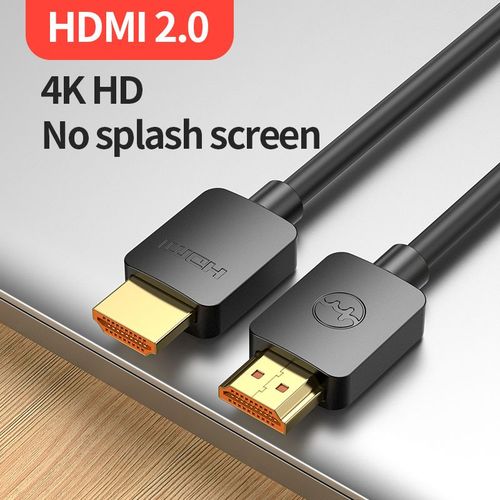 CABLE HDMI2.0 YHEMI 4K/60Hz Ultra Haute Vitesse 18Gbps Affichage HDR 3D visual effects Câble de connexion pour PS5/4 Switcn,projecteur,Xiao\Huawei TV box-2m