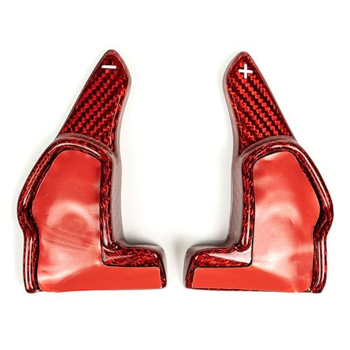 Extensions De Levier De Vitesse En Fiber De Carbone, Garniture De Couverture Pour Chargeur Durango, Rouge
