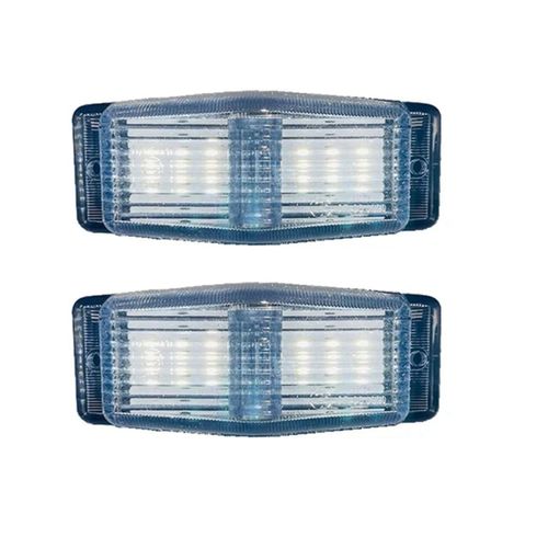 2 Pièces Feux De Position Led Avant Double Brûleur Indicateur Lampe Pour Homme Camion Camion Gril Lumière A