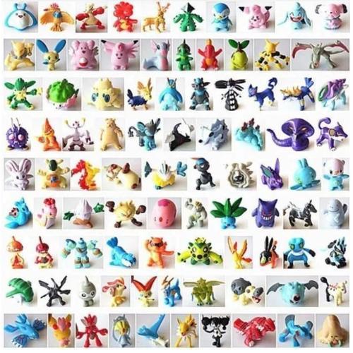 Lot de 144 Pièces Pokémon Figurine Poké Jouet Aléatoires