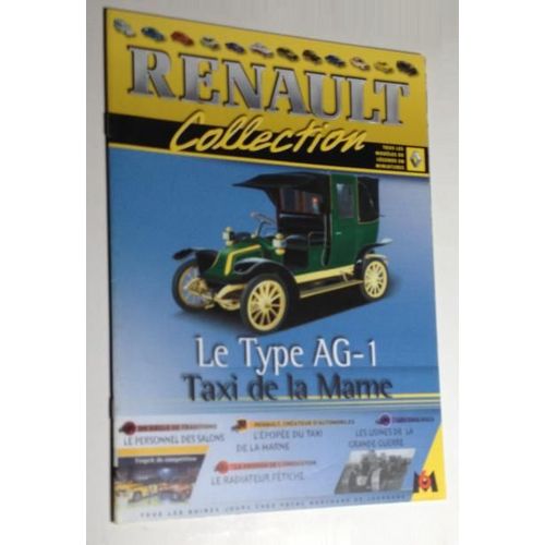 Fascicule Renault Type Ag-1 Taxi De La Marne