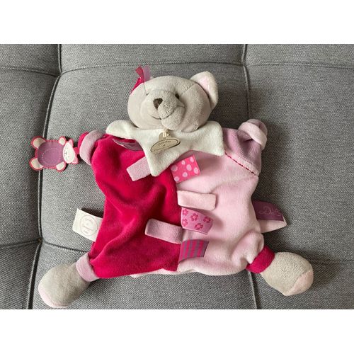 Doudou Et Compagnie Chat Mario Rose Étiquette Gato Cat