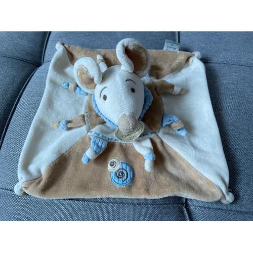 Doudou Et Compagnie Souris Douvelours Beige Mouse