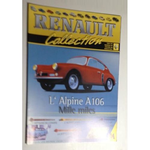 Fascicule Renault Alpine A106 Mille Miles