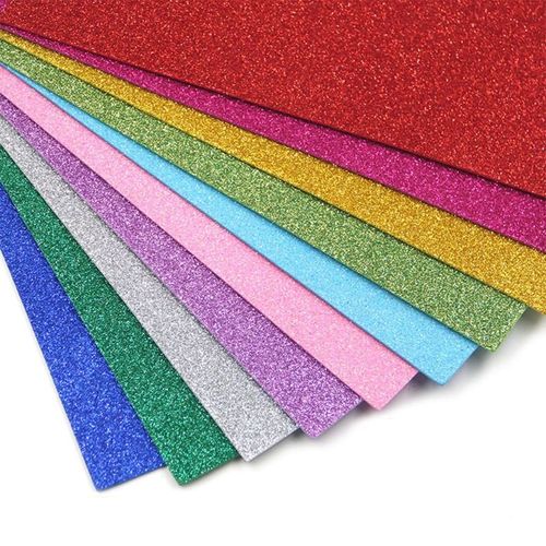 Feuille D'Éponge En Papier Mousse Eva Pour Enfants, 10 Pièces/Paquet, Fournitures Artisanales Pour Fête De Mariage, P82c