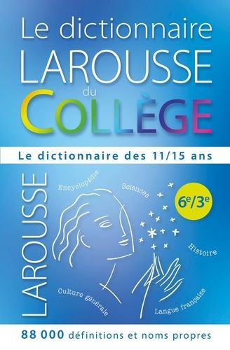 Le Dictionnaire Larousse Du Collège Offert En Récompense Scolaire