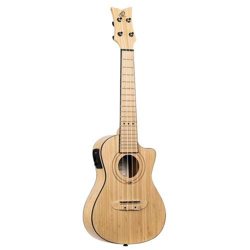 Ortega Runab-Cc Bamboo Series Concert Size Ukulele Natural Ukul?L? Concert ?Lectro-Acoustique Avec Housse