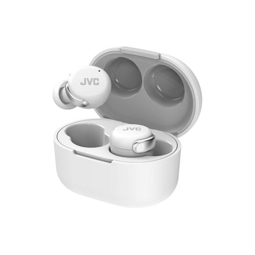 JVC HA-A30T - Écouteurs sans fil avec micro - intra-auriculaire - Bluetooth - Suppresseur de bruit actif - blanc