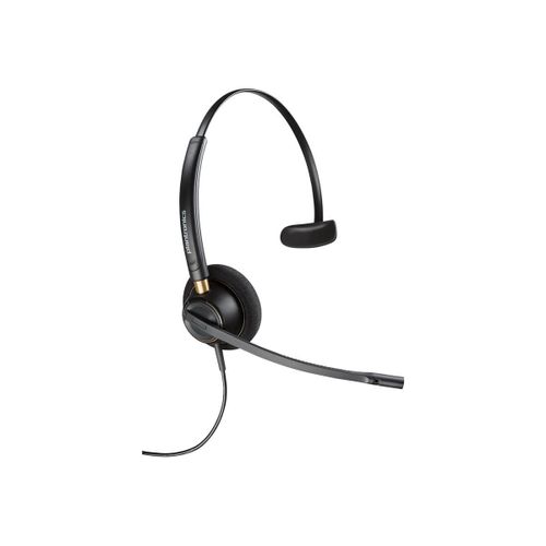 Poly EncorePro HW510 - EncorePro 500 series - micro-casque - sur-oreille - filaire - jack 3,5mm - noir - Certifié pour Skype for Business, certifié UC