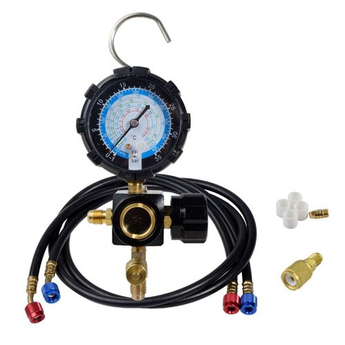 Manomètre Basse Pression De Réfrigérant Pour Climatiseur, Outil De Charge De Diagnostic R410a 134a R22 R404a A/C