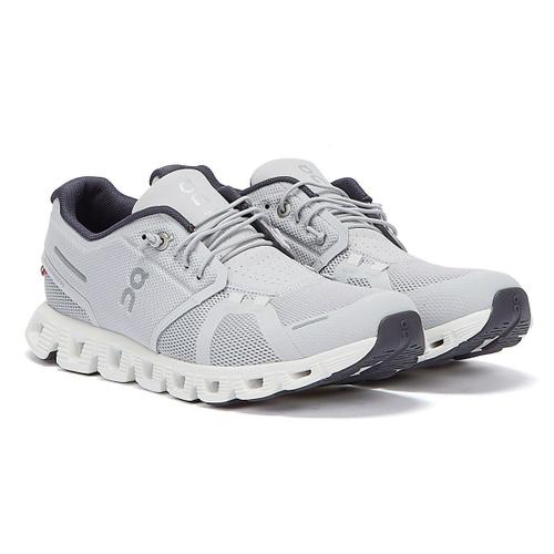 On Running Cloud 5 Baskets Gris Blanc Pour Hommes