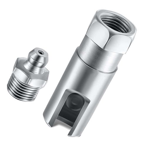 Coupleur De Graisse À Angle Droit, Raccord Fendu À 90 Degrés Avec Filetage Npt De 1/8 Pouces
