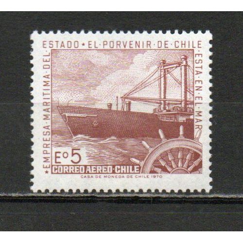 Timbre De Poste Aérienne Du Chili