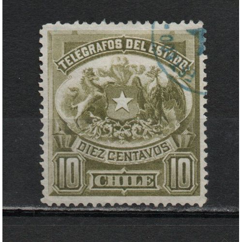 Timbre-Télégraphe Du Chili