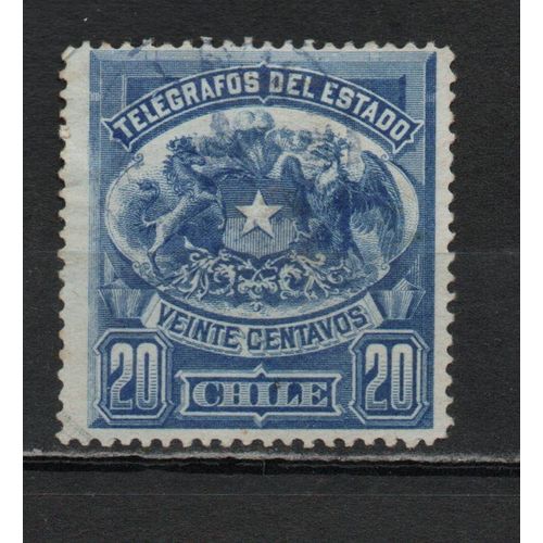Timbre-Télégraphe Du Chili