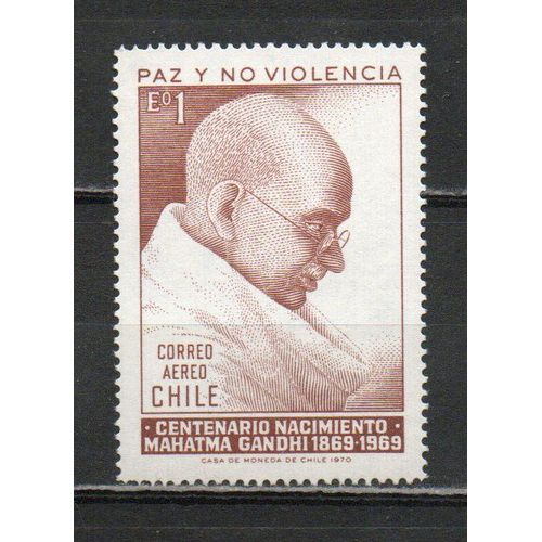 Timbre De Poste Aérienne Du Chili