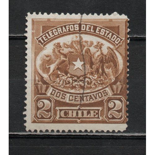 Timbre-Télégraphe Du Chili