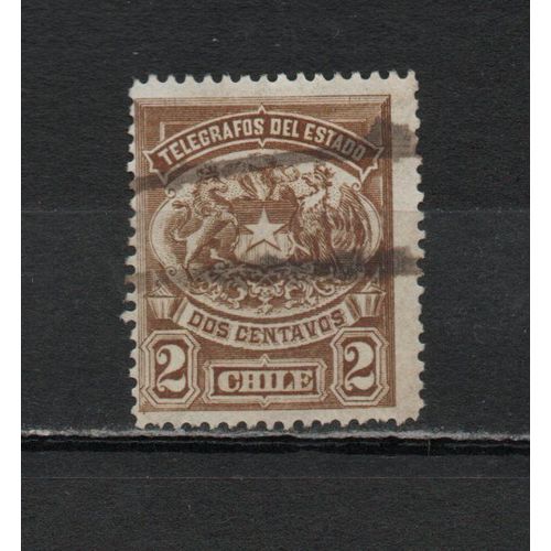 Timbre-Télégraphe Du Chili