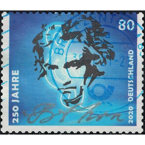 Allemagne 2020 Oblitéré Used Ludwig Van Beethoven Compositeur Y&t De 3297 Su