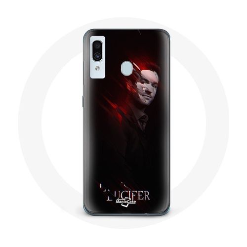 Coque Pour Samsung Galaxy A30 Lucifer Série Fond Noir