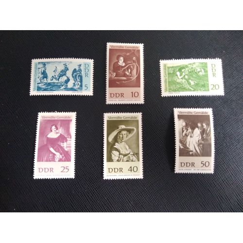 Timbre Allemagne / Rda Yt 983 A 988 Séries: Peintures Manquantes Dans Les Galeries Nationales Allemandes (Après La Seconde Guerre Mondiale) 1967 ( 060406 )