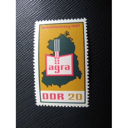 Timbre Allemagne / Rda Yt 989 Exposition D'agra 1967 ( 060406 )