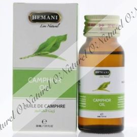 Huile De Camphre 100% Pure & Naturelle 30ml Camphor Oil, Aceite De Alcanfor 