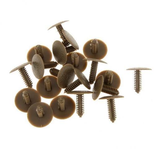 Segolike 6x Retenues De Garniture De Toit En Nylon Beige 90467-05164-E2 Pour 20 Pièces