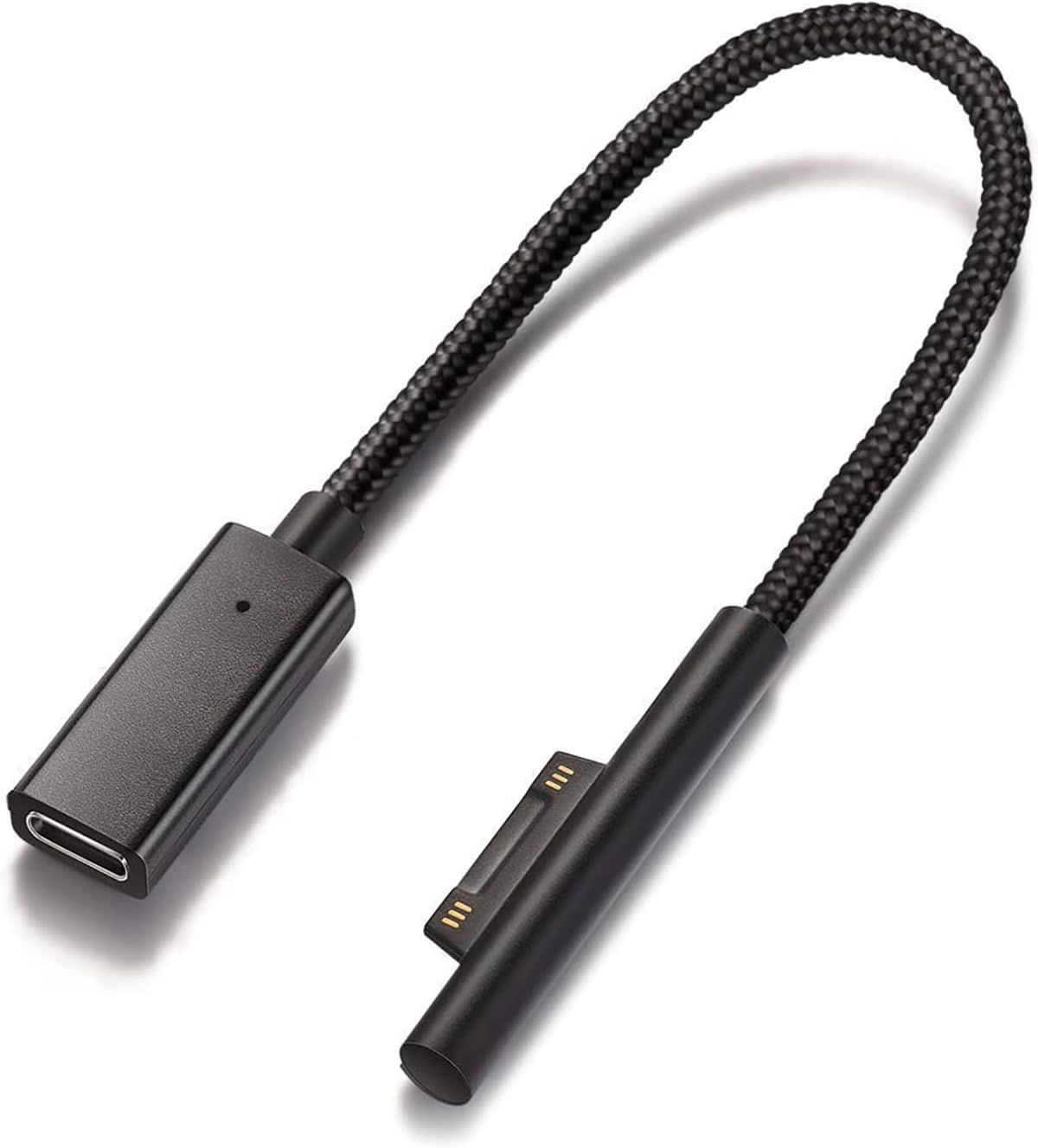 Surface vers USB C Cble de Charge (Female USB-C,Tress en N...