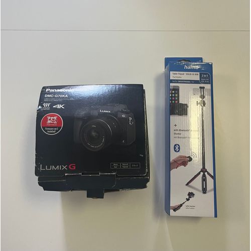 Panasonic Lumix DMC-G7 16 mpix Noir + Objectif Panasonic Lumix G Vario 14-42mm f/3.5-5.6 II ASPH Mega OIS Et trépied adaptable