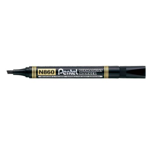 Pentel N860 Marcatore Permanente Nero 12 Pz