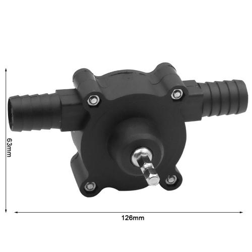 Perceuse électrique Portable, pompe à eau, fluide d'huile Diesel, Mini pompe de transfert de liquide auto-amorçante manuelle, réservoir