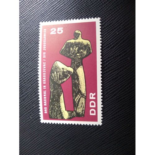 Timbre Allemagne / Rda Yt 1008 Mémorial De Kragujevac 1967 ( 060406 )