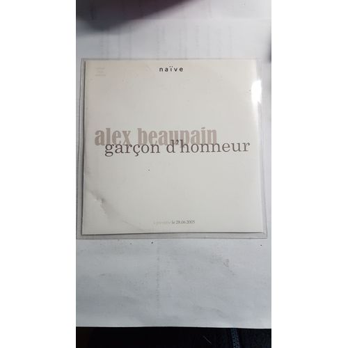 Alex Beaupain " Garcon D' Honneur " Album 11 Titres