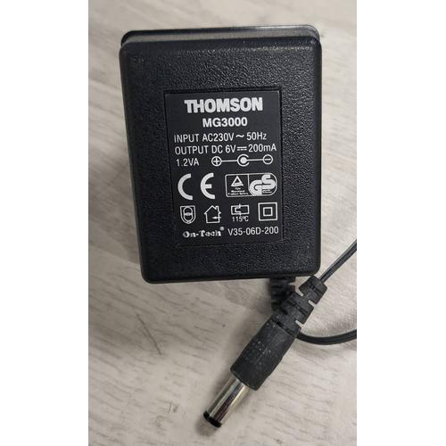 alimentation secteur Thomson MG3000 - 6V 200mA
