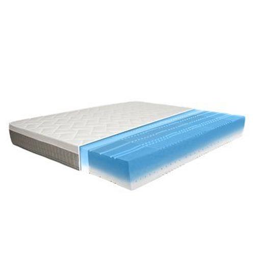 Matelas 100 X 190 À Mémoire De Forme Made In Italy | Orthopédique Fermetée Moyenne | Système Anti Points De Pression | Hypoallergénique, Anti Bactéries Et Acariens | Haute Respirabilité