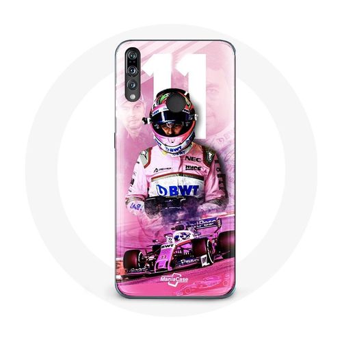 Coque Pour Huawei P30 Lite Formule 1 Sergio Pérez Pilote De F1 Rose