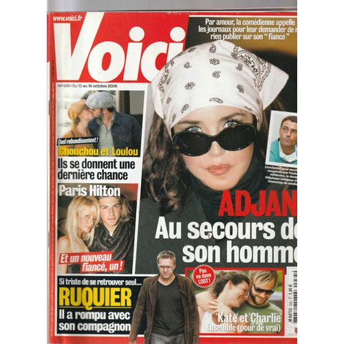 Isabelle Adjani 3p/Dujardin Alexandra Lamy 2p/ Kylie Minogue 1p/Evangeline Lilly 2p/David Hallyday 1p/Luciano Pavarotti 1p/Helene Segara 1/2p/Marilyn Manson 1p/Noir Desir Cantat 1/2p/Cali 2p/